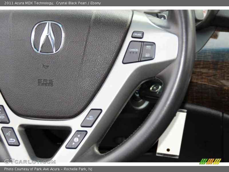 Crystal Black Pearl / Ebony 2011 Acura MDX Technology