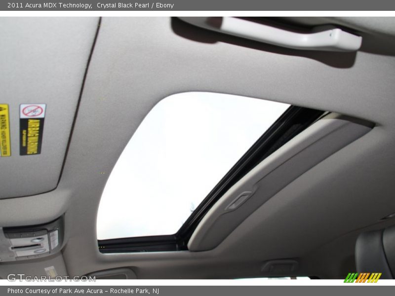 Crystal Black Pearl / Ebony 2011 Acura MDX Technology