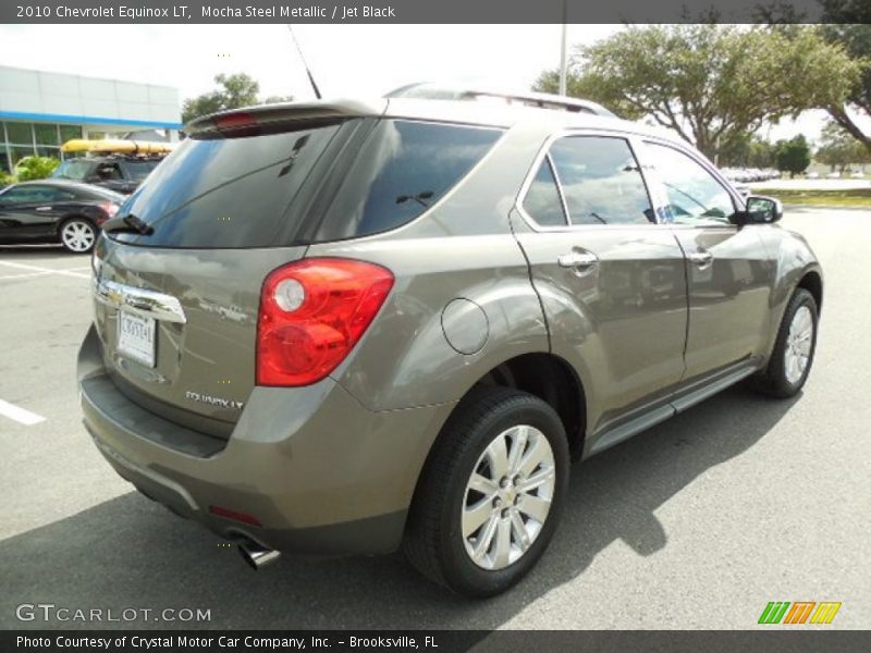 Mocha Steel Metallic / Jet Black 2010 Chevrolet Equinox LT