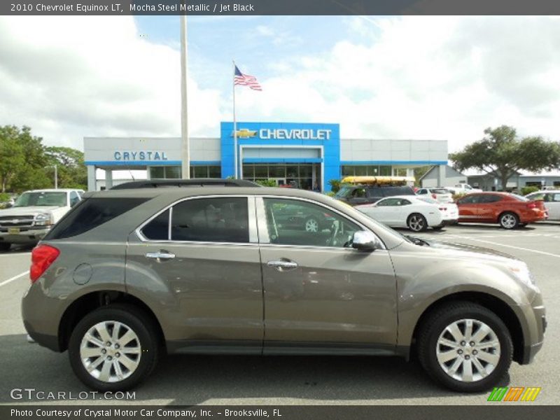 Mocha Steel Metallic / Jet Black 2010 Chevrolet Equinox LT