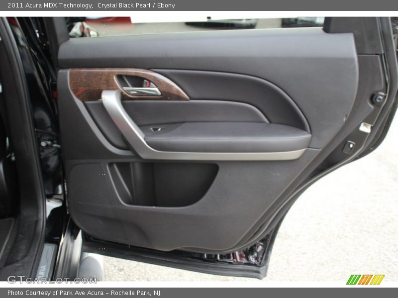Crystal Black Pearl / Ebony 2011 Acura MDX Technology