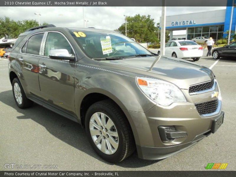 Mocha Steel Metallic / Jet Black 2010 Chevrolet Equinox LT