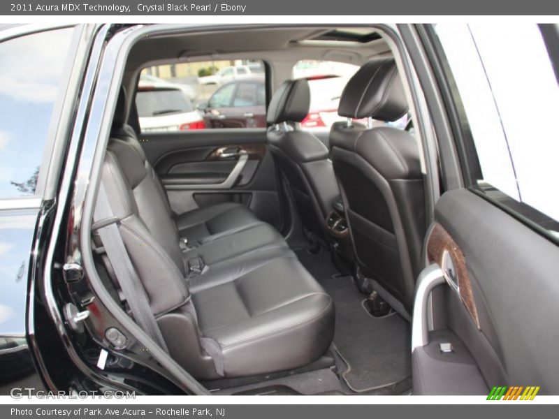 Crystal Black Pearl / Ebony 2011 Acura MDX Technology
