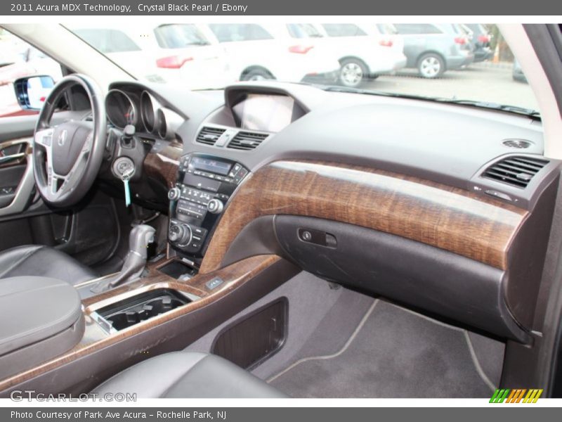 Crystal Black Pearl / Ebony 2011 Acura MDX Technology
