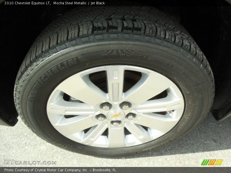Mocha Steel Metallic / Jet Black 2010 Chevrolet Equinox LT