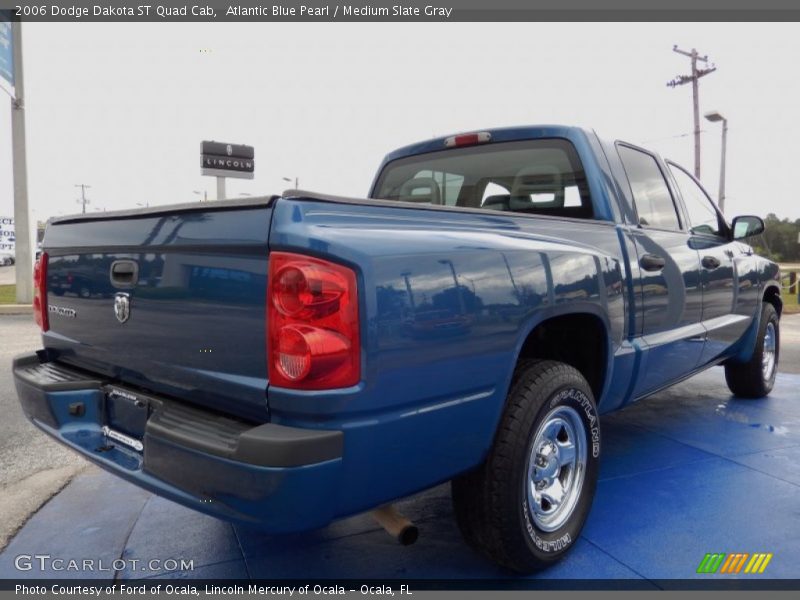 Atlantic Blue Pearl / Medium Slate Gray 2006 Dodge Dakota ST Quad Cab