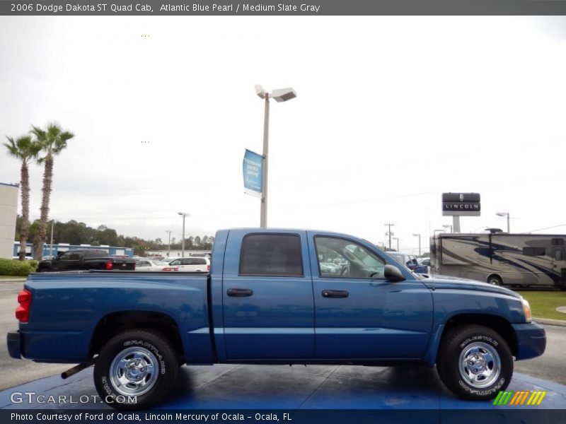 Atlantic Blue Pearl / Medium Slate Gray 2006 Dodge Dakota ST Quad Cab
