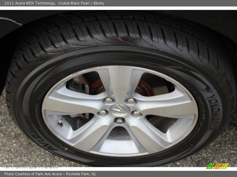 Crystal Black Pearl / Ebony 2011 Acura MDX Technology