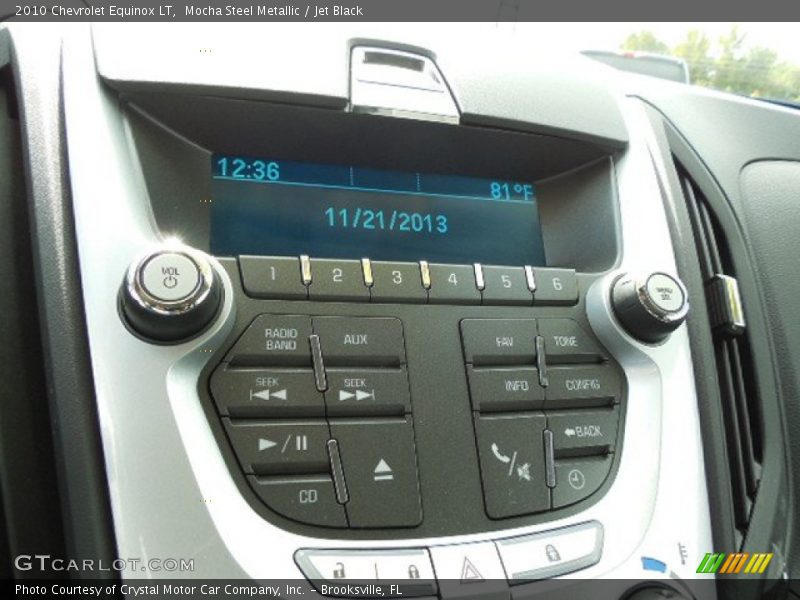 Mocha Steel Metallic / Jet Black 2010 Chevrolet Equinox LT