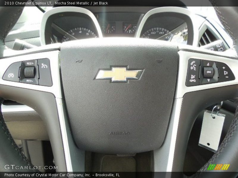 Mocha Steel Metallic / Jet Black 2010 Chevrolet Equinox LT
