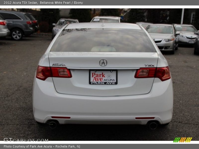 Bellanova White Pearl / Ebony 2012 Acura TSX Sedan