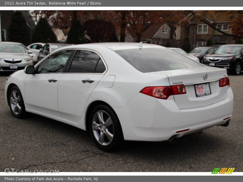 Bellanova White Pearl / Ebony 2012 Acura TSX Sedan