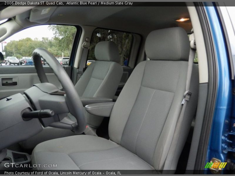 Atlantic Blue Pearl / Medium Slate Gray 2006 Dodge Dakota ST Quad Cab