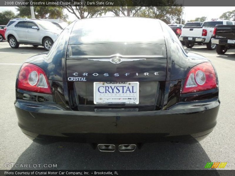 Black / Dark Slate Gray 2008 Chrysler Crossfire Limited Coupe