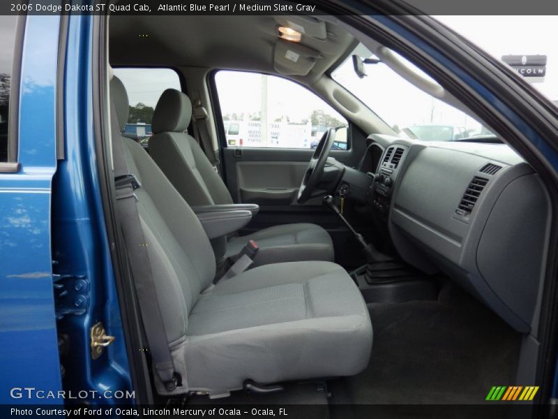 Atlantic Blue Pearl / Medium Slate Gray 2006 Dodge Dakota ST Quad Cab