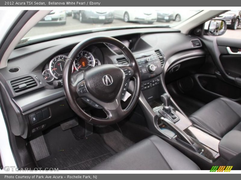 Bellanova White Pearl / Ebony 2012 Acura TSX Sedan