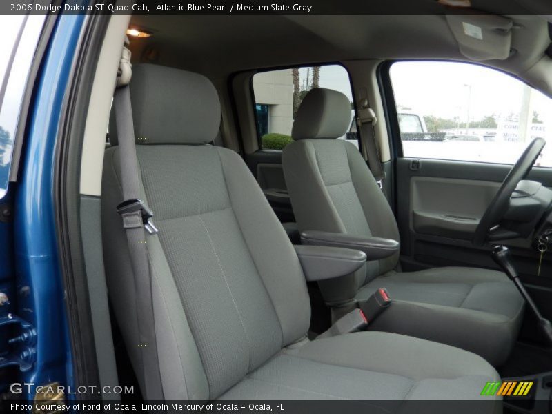 Atlantic Blue Pearl / Medium Slate Gray 2006 Dodge Dakota ST Quad Cab