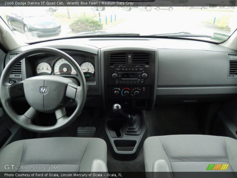 Atlantic Blue Pearl / Medium Slate Gray 2006 Dodge Dakota ST Quad Cab