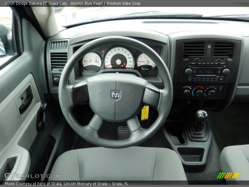 Atlantic Blue Pearl / Medium Slate Gray 2006 Dodge Dakota ST Quad Cab