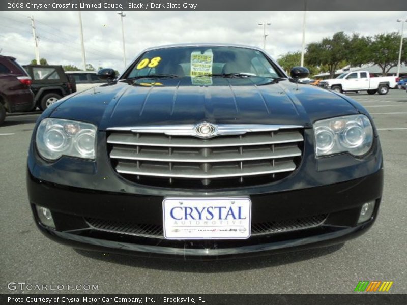 Black / Dark Slate Gray 2008 Chrysler Crossfire Limited Coupe