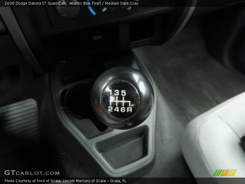 Atlantic Blue Pearl / Medium Slate Gray 2006 Dodge Dakota ST Quad Cab