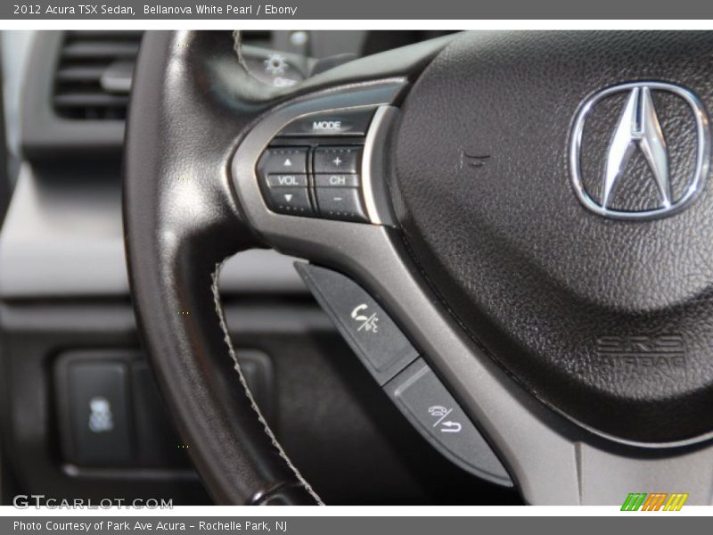 Bellanova White Pearl / Ebony 2012 Acura TSX Sedan