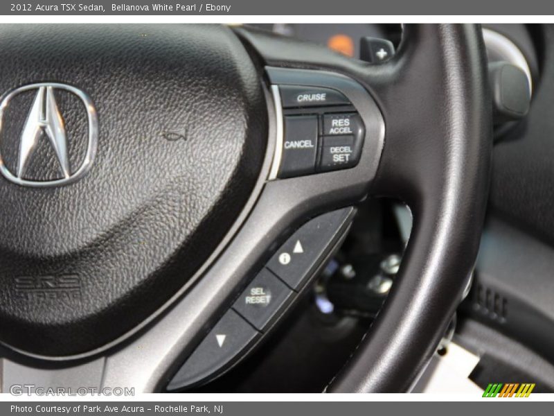 Bellanova White Pearl / Ebony 2012 Acura TSX Sedan