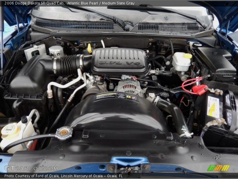 Atlantic Blue Pearl / Medium Slate Gray 2006 Dodge Dakota ST Quad Cab