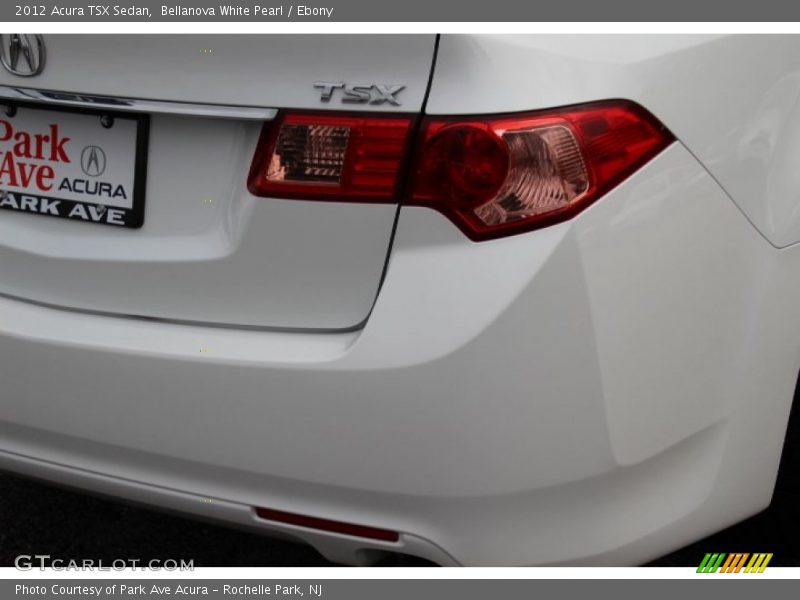 Bellanova White Pearl / Ebony 2012 Acura TSX Sedan