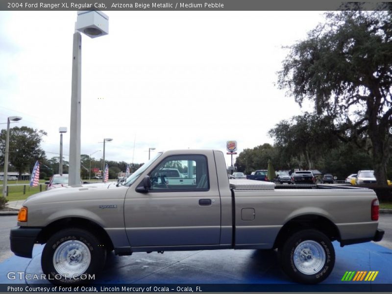 Arizona Beige Metallic / Medium Pebble 2004 Ford Ranger XL Regular Cab