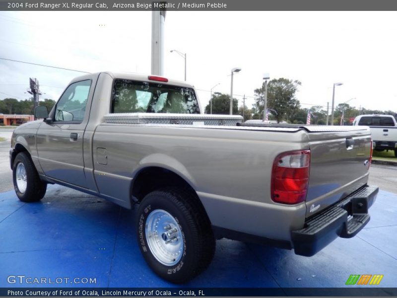 Arizona Beige Metallic / Medium Pebble 2004 Ford Ranger XL Regular Cab