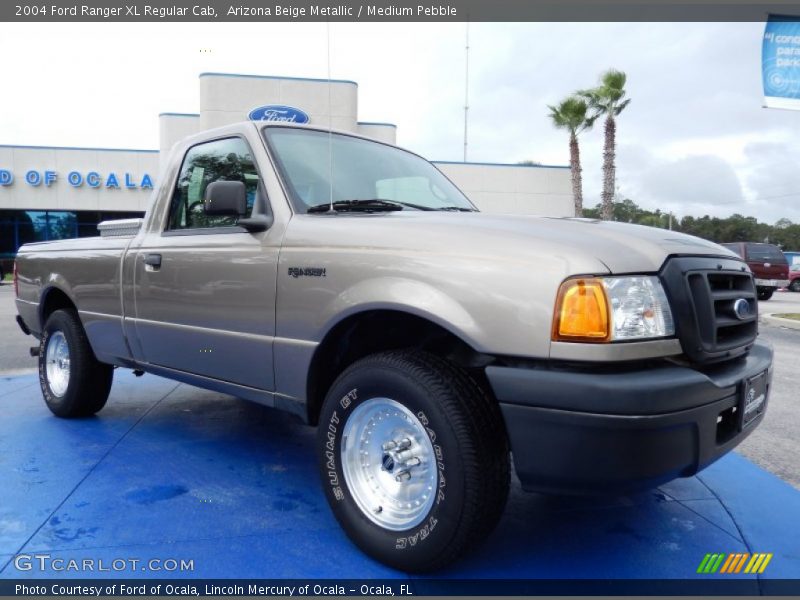 Arizona Beige Metallic / Medium Pebble 2004 Ford Ranger XL Regular Cab