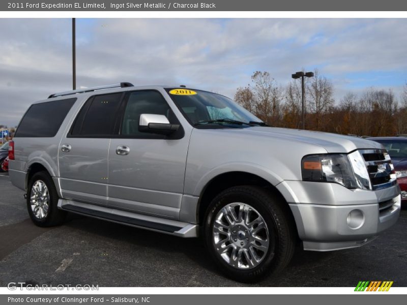 Ingot Silver Metallic / Charcoal Black 2011 Ford Expedition EL Limited