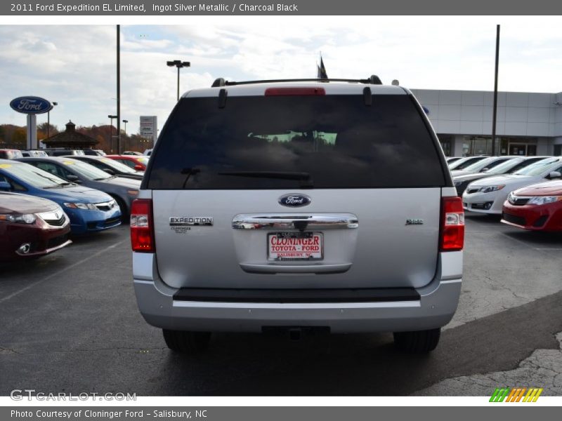 Ingot Silver Metallic / Charcoal Black 2011 Ford Expedition EL Limited
