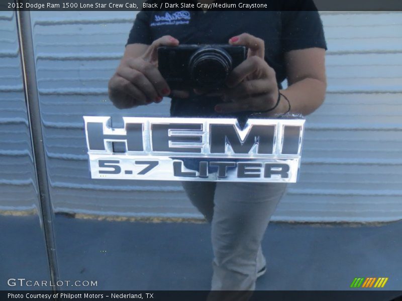 Black / Dark Slate Gray/Medium Graystone 2012 Dodge Ram 1500 Lone Star Crew Cab