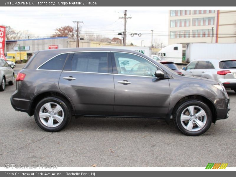 Grigio Metallic / Taupe 2011 Acura MDX Technology