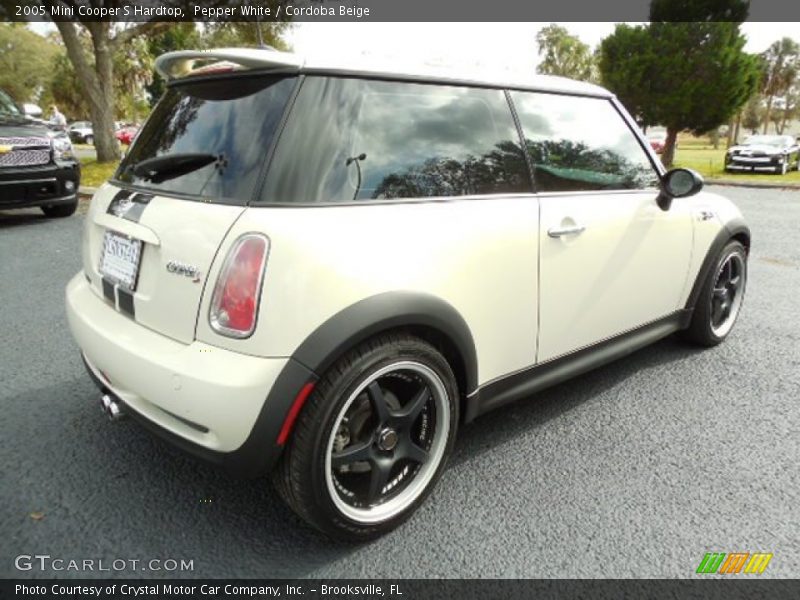 Pepper White / Cordoba Beige 2005 Mini Cooper S Hardtop