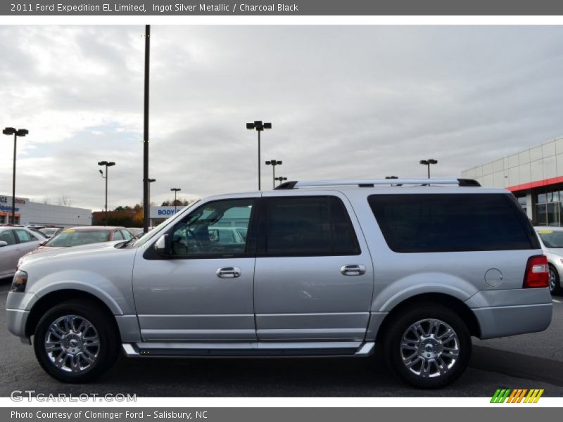 Ingot Silver Metallic / Charcoal Black 2011 Ford Expedition EL Limited