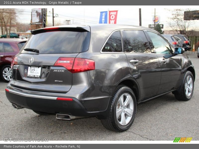 Grigio Metallic / Taupe 2011 Acura MDX Technology