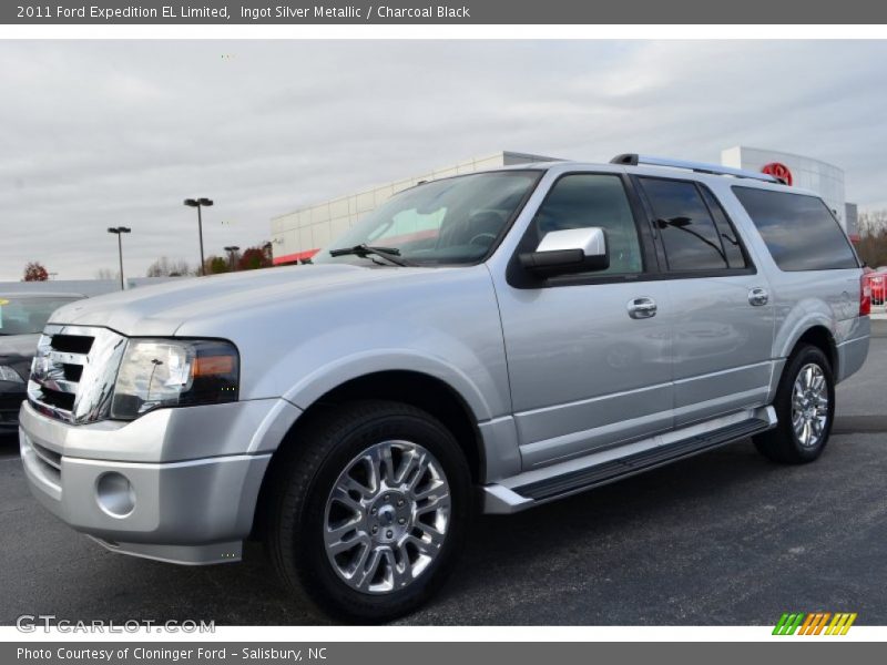 Ingot Silver Metallic / Charcoal Black 2011 Ford Expedition EL Limited