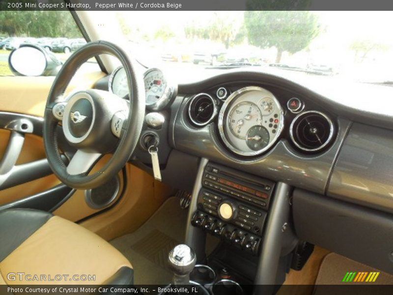 Pepper White / Cordoba Beige 2005 Mini Cooper S Hardtop