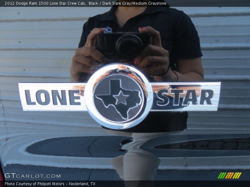 Black / Dark Slate Gray/Medium Graystone 2012 Dodge Ram 1500 Lone Star Crew Cab