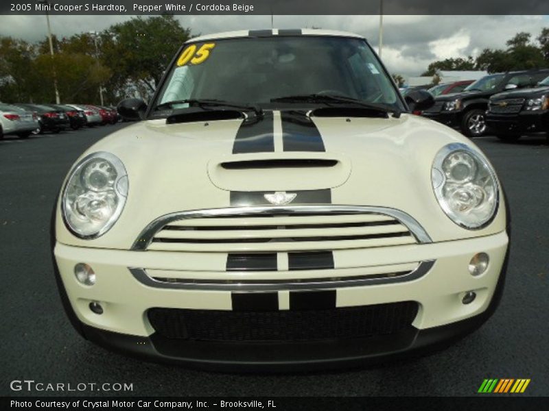 Pepper White / Cordoba Beige 2005 Mini Cooper S Hardtop