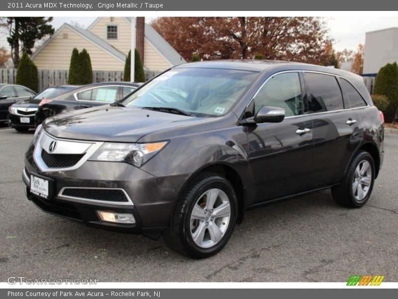 Grigio Metallic / Taupe 2011 Acura MDX Technology