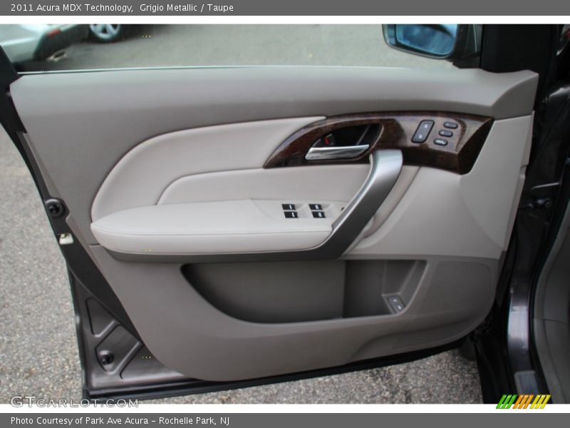 Grigio Metallic / Taupe 2011 Acura MDX Technology