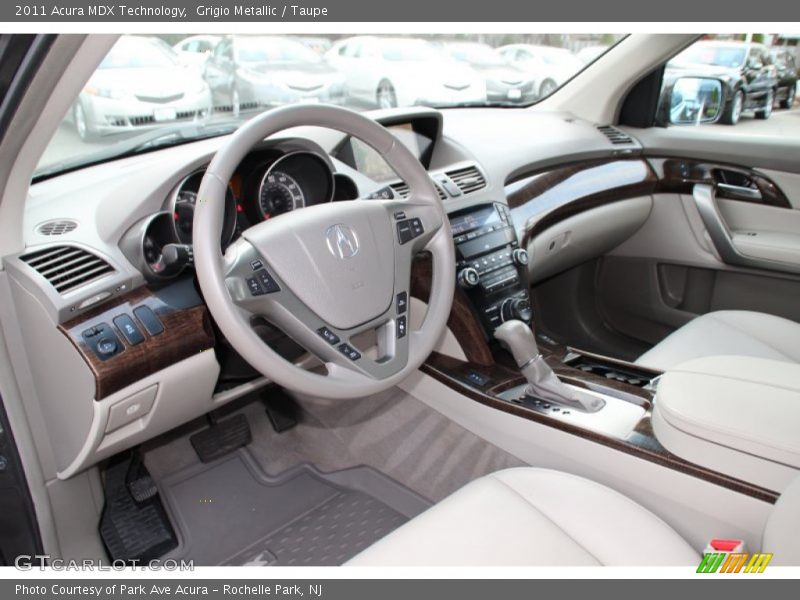 Grigio Metallic / Taupe 2011 Acura MDX Technology