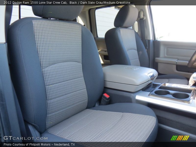 Black / Dark Slate Gray/Medium Graystone 2012 Dodge Ram 1500 Lone Star Crew Cab