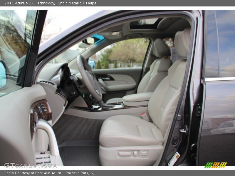 Grigio Metallic / Taupe 2011 Acura MDX Technology