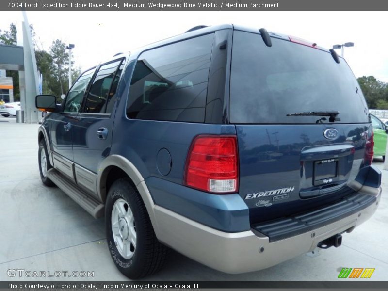 Medium Wedgewood Blue Metallic / Medium Parchment 2004 Ford Expedition Eddie Bauer 4x4