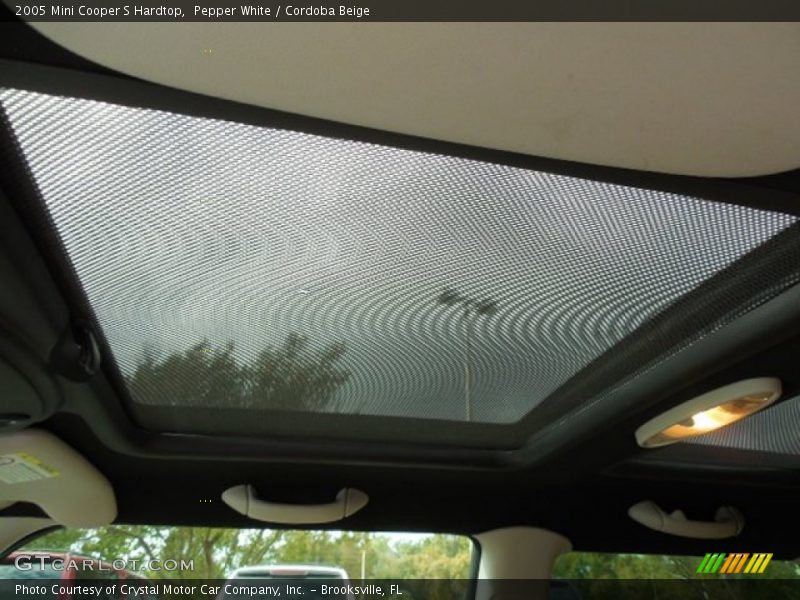 Pepper White / Cordoba Beige 2005 Mini Cooper S Hardtop